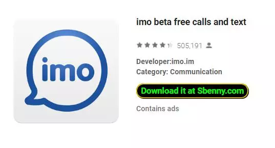 imo beta free calls and text