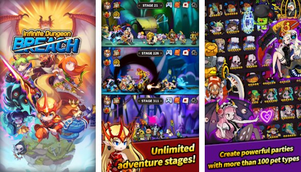  Infinite Dungeon Breach Plus: Pet Raising Idle RPG APK