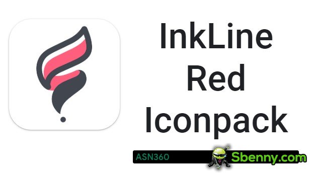  InkLine Red Iconpack