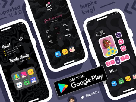 Gameplay screenshot from inspire kwgt for Android