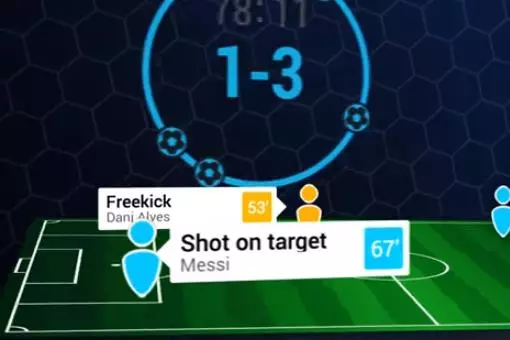 Gameplay screenshot from insta scores 365scores live for Android