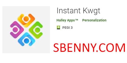 instant kwgt