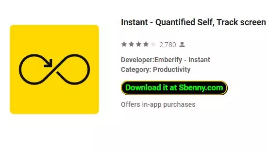  Instant - Quantified Self, Track screen time usage