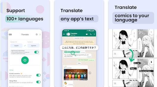 Gameplay screenshot from instant translate on screen for Android