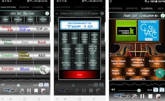 Gameplay screenshot from internet radio recorder pro for Android