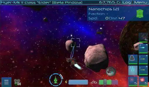 Gameplay screenshot from interstellar pilot for Android