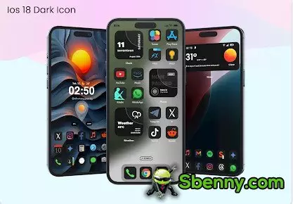 ios 18 dark icons