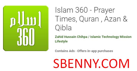 islam 360 gebedstijden koran azan en qibla