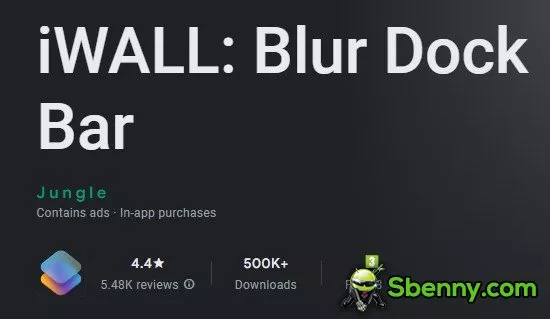 iwall blur dock bar