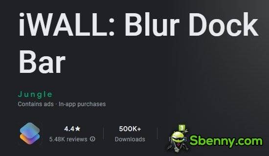 iwall blur dock bar