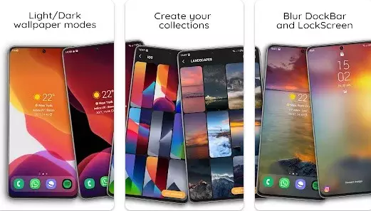 Gameplay screenshot from iwall blur dock bar for Android