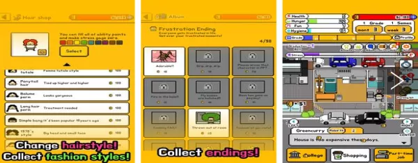 Gameplay screenshot from living alone for Android