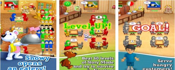 Gameplay screenshot from lunch rush hd full for Android
