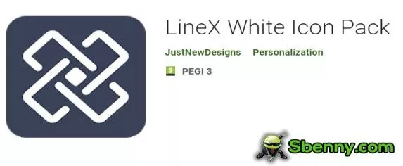 linex white icon pack