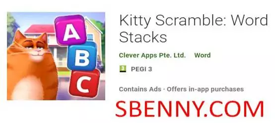 kitty scramble word stacks