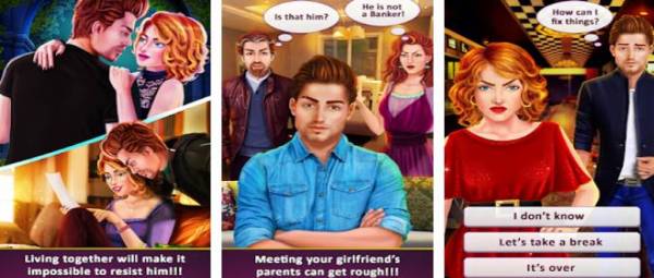 Gameplay screenshot from love story games neighbor romance for Android
