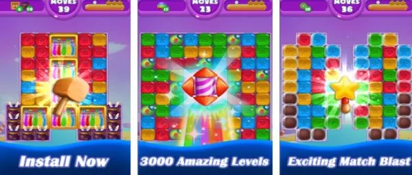 Gameplay screenshot from love blast for Android