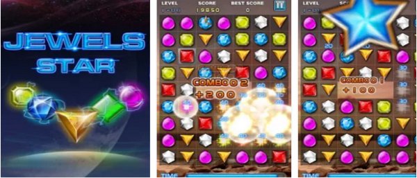 Gameplay screenshot from jewels star for Android