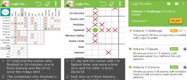 Gameplay screenshot from logic puzzles brain fun for Android