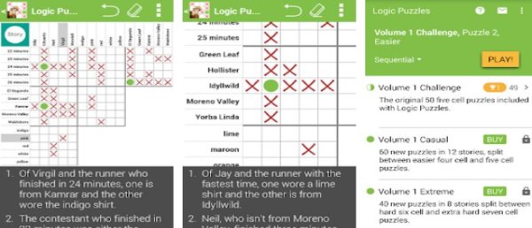 Gameplay screenshot from logic puzzles brain fun for Android