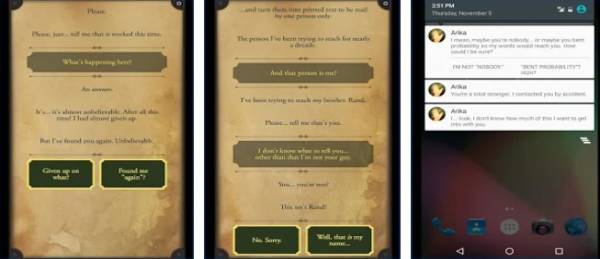 Gameplay screenshot from lifeline 2 bloodline for Android