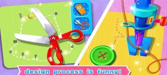 Gameplay screenshot from little tailor clothes maker for Android