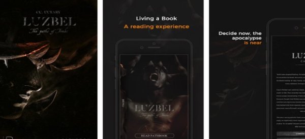Gameplay screenshot from luzbel interactive horror book multiple endings for Android