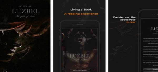 Gameplay screenshot from luzbel interactive horror book multiple endings for Android