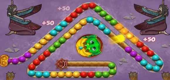 Gameplay screenshot from luxor revenge for Android