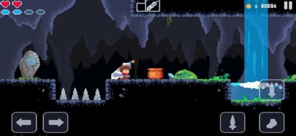 Gameplay screenshot from jackquest the tale of the sword for Android