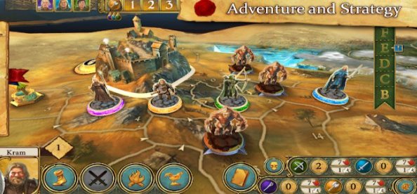 Gameplay screenshot from legends of andor the king s secret for Android