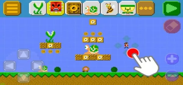 Gameplay screenshot from level maker for Android