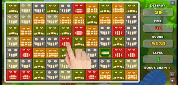 Gameplay screenshot from jungle collapse 2 pro for Android