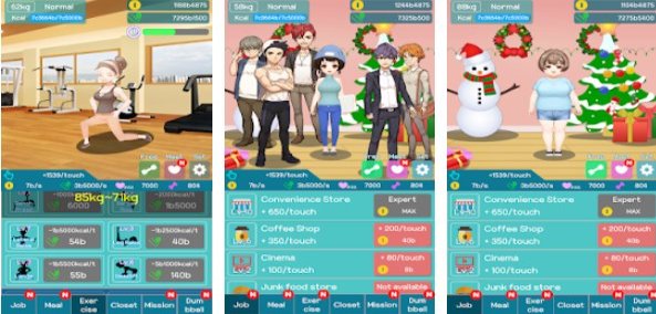 Gameplay screenshot from lose weight story for Android