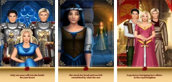 Gameplay screenshot from love story games royal affair for Android