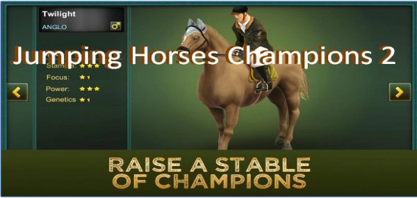 Gameplay screenshot from jumping horses champions for Android