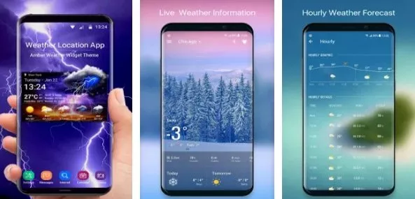 Gameplay screenshot from local weather pro for Android