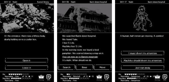 Gameplay screenshot from living in the ending world for Android