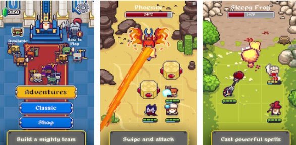 Gameplay screenshot from king crusher a roguelike game for Android