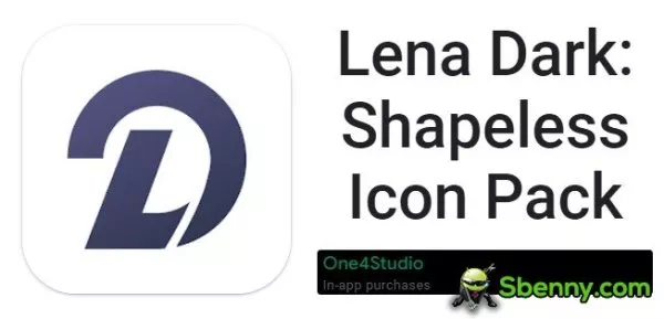 lena dark shapeless icon pack