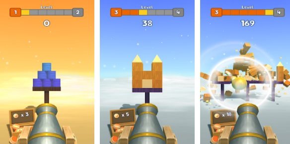 Gameplay screenshot from knock balls for Android