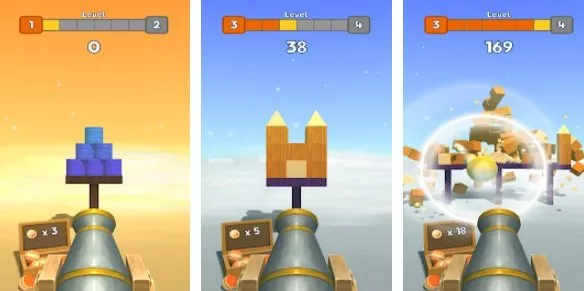 Gameplay screenshot from knock balls for Android