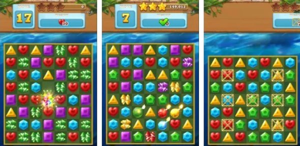 Gameplay screenshot from jewels classic 2020 for Android
