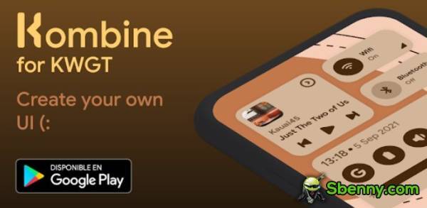 kombine material you widgets