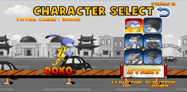 Gameplay screenshot from kungfu dash for Android