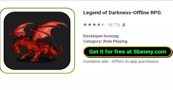 legend of darkness offline rpg