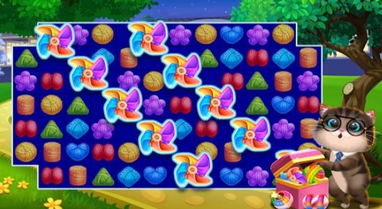Gameplay screenshot from kitten party cat home decorate for Android