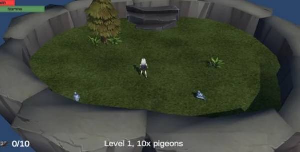 Gameplay screenshot from kick the pigeon islands in the sky for Android