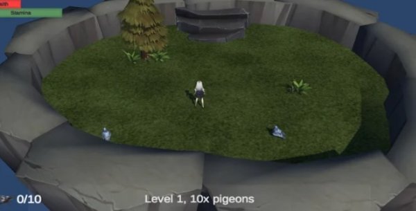 Gameplay screenshot from kick the pigeon islands in the sky for Android