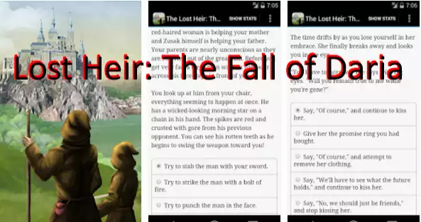 lost heir the fall of daria